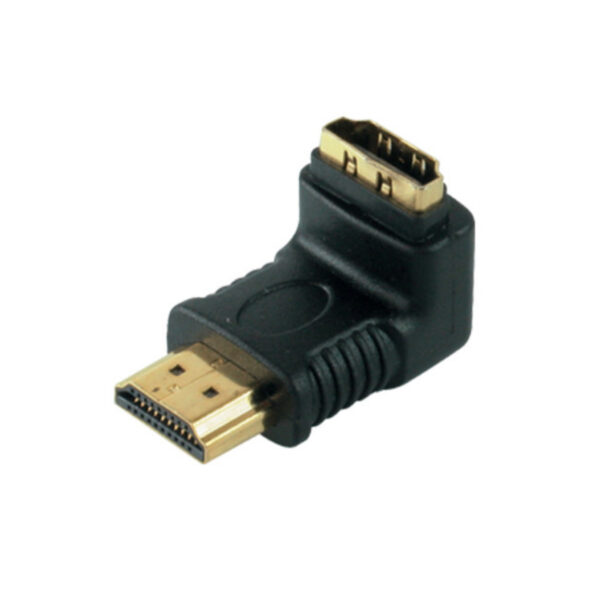 HDMI Adapter, HDMI Stecker / HDMI Buchse 90° abgewinkelt