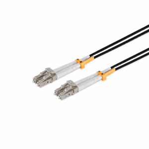 LWL Patchkabel Duplex LC/LC OM4 Schwarz